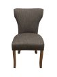 Eclectic Home Dining Chair Howel Dark Gray on Sale