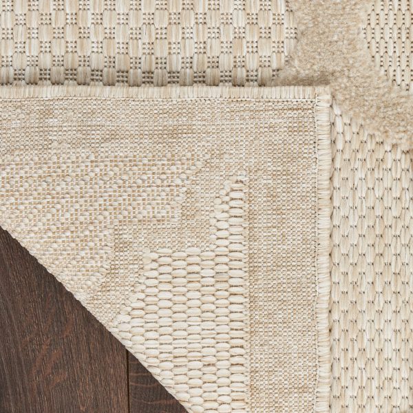 Nourison Home Easy Care NES01 Cream Contemporary Flat Weave Rug on Sale