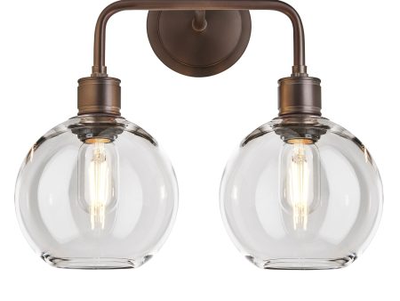 Albany Glass Globe Double Wall Light - 7 Inch - Clear Online now