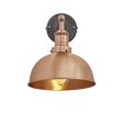 Brooklyn Dome Wall Light - 8 Inch - Copper Sale