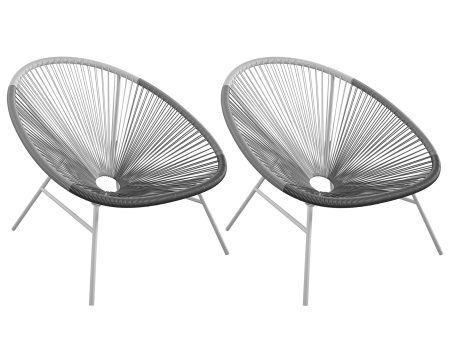 Avo Collection Indoor Outdoor XL Lounge Chair, Set of 2 For Sale