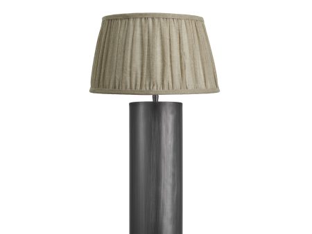 Pillar Cylinder Table Lamp - Pewter For Discount