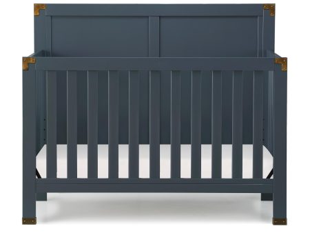 Miles 5 in 1 Convertible Crib with Brass Finished Accents For Cheap