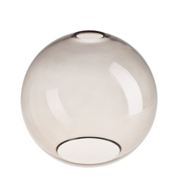 Smoked Glass Globe - 9 Inch - Mocha  - Shade Only Supply