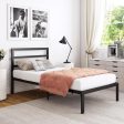 Premium Modern Platform Bed with Headboard For Discount