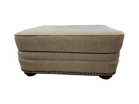 Eclectic Home Ottoman Mackenzie Taupe Ottoman Fashion