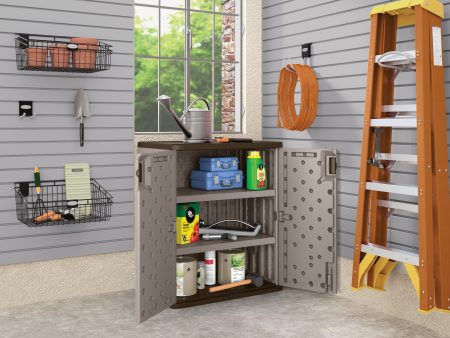 Suncast Base Storage Cabinet, Grey For Sale