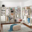 Gwyneth Closet System with 5 Shelves and 3 Drawers Cheap