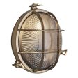 8 Inch Solid Brass Bulkhead Outdoor & Bathroom Round Wall Light with Versatile Side & Rear Wiring Options Cheap