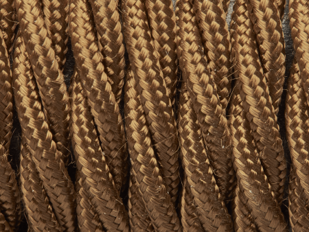 Bronze Twisted Fabric Flex - Braided Cloth Cable Lighting Wire on Sale