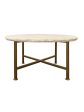 Eclectic Home Cocktail Table Ambrosia White Fashion