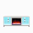 Lumina Fireplace TV Stand for TVs up to 70 Inch with 7 Color LED Lights Supply