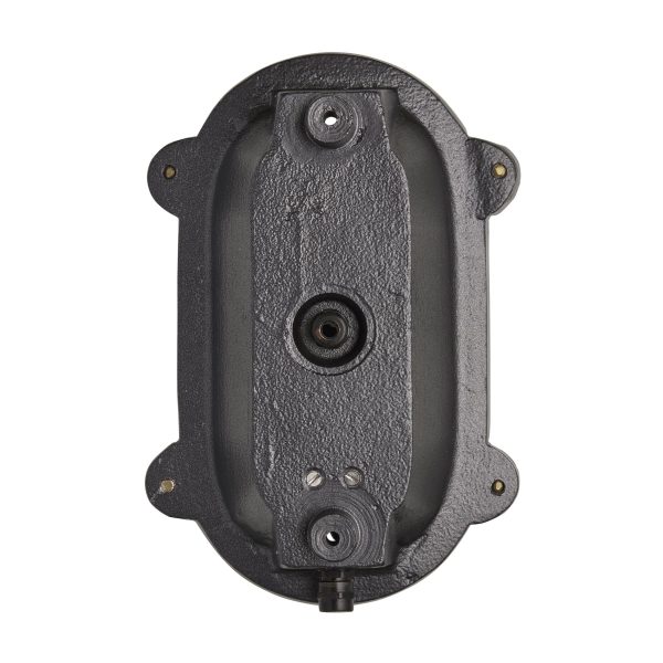 6 Inch Black Bulkhead Outdoor & Bathroom Oval Wall Light with Versatile Side & Rear Wiring Options Online Hot Sale