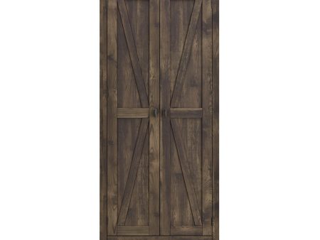 Farmington Rustic Farmhouse 31.5 Inch Wide Storage Cabinet Supply