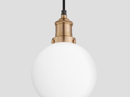 Brooklyn Opal Glass Globe Pendant Light - 7 Inch Online