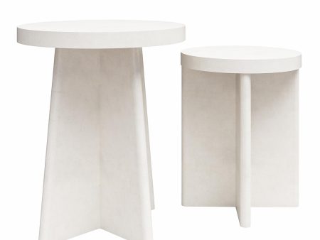 Liam Round End Tables, Set of 2 Hot on Sale