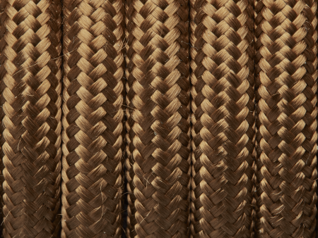 Bronze Round Fabric Flex - Braided Cloth Cable Lighting Wire Discount