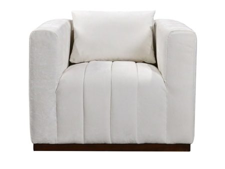 Eclectic Home Storme Ivory Sofa Chair Online Hot Sale