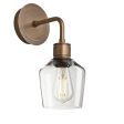 Albany Glass Schoolhouse Single Wall Light - 5.5 Inch - Clear on Sale