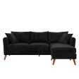 Magnolia Reversible Sectional Sofa with Pillows Discount