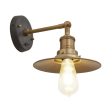 Brooklyn Flat Wall Light - 8 Inch - Brass Online