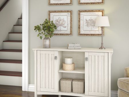 Maison Rouge Lucius Antique White Storage Cabinet with Doors Hot on Sale