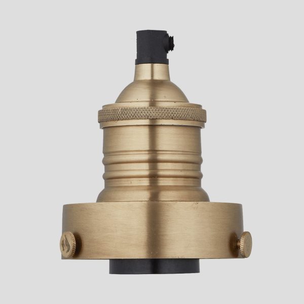 Brooklyn ES E27 Large Glass Bulb Holder - Brass Online Hot Sale