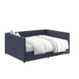 Upholstered Daybed with Wooden Slats and Storage Drawers Supply