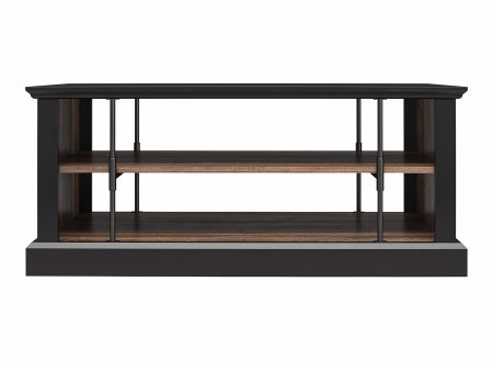 Hoffman Two-Toned Rustic Coffee Table with 2 Shelves Hot on Sale