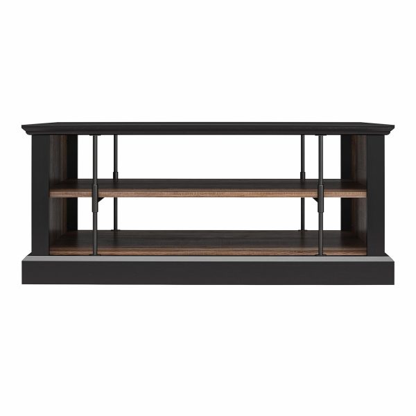 Hoffman Two-Toned Rustic Coffee Table with 2 Shelves Hot on Sale