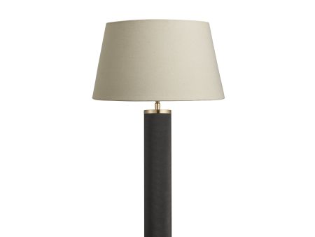 Knurled Pillar Table Lamp - Black Online now