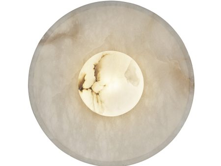 Alabaster Diffuser Wall Light - 10 inch - White Online