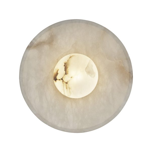 Alabaster Diffuser Wall Light - 10 inch - White Online