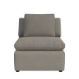 York Modular Pillow Top Armless Chair with Back Pillow Discount