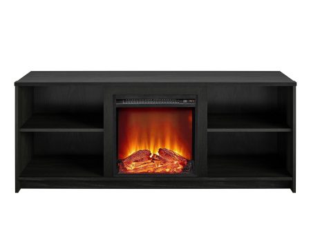 Cabrillo Fireplace TV Stand for TVs up to 65  and up to 120 lbs Discount