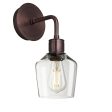 Albany Glass Schoolhouse Single Wall Light - 5.5 Inch - Clear on Sale