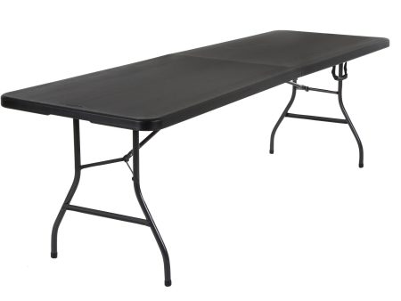 8 ft Fold-in-Half Banquet Folding Table with Handle Online Sale