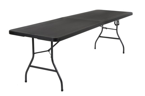 8 ft Fold-in-Half Banquet Folding Table with Handle Online Sale