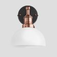 Brooklyn Opal Glass Dome Wall Light - 8 Inch Online Sale