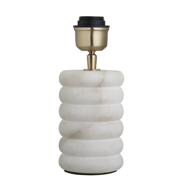 Alabaster Dual Lit Table Lamp- White - Base Only Online Hot Sale