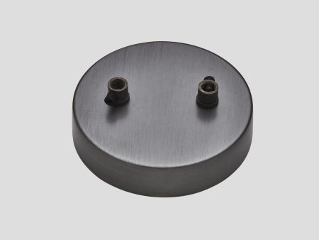 Ceiling Rose – 2 Outlet – Pewter For Discount