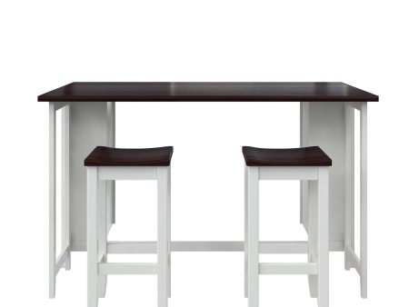 Jorden 3 Piece Counter Height Drop-Leaf Dining Set Online