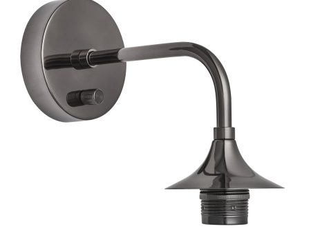 Chelsea Wall Holder - Shiny Black Nickel Fashion