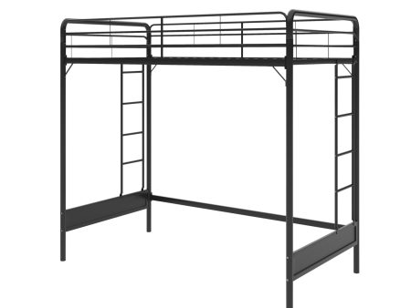 Colten Raised Loft Bed with Metal Frame and Bottom Nook Online