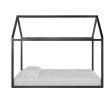 Rowan Valley Skyler Sturdy Floor Metal House Bed with Slats on Sale