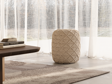 Laurel Wool Pouffe Sale