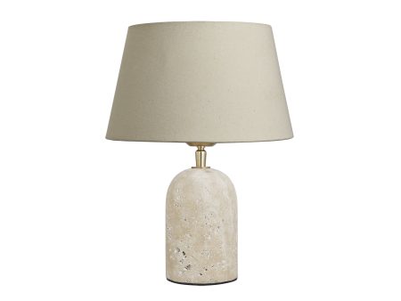 Travertine Cone Table Lamp For Cheap