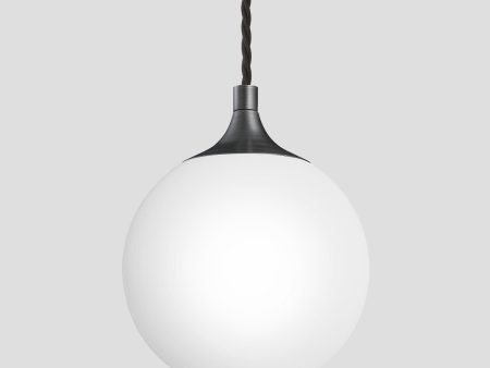 Chelsea Opal Glass Globe Pendant Light - 7 Inch - White Discount