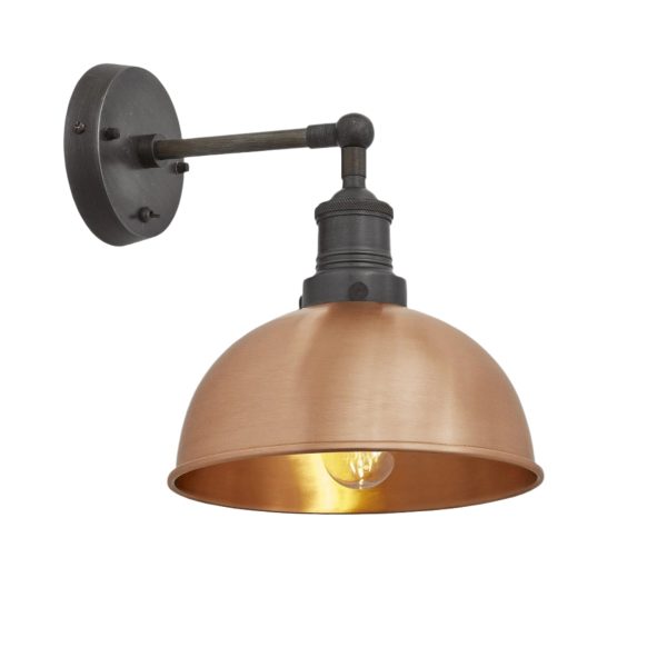 Brooklyn Dome Wall Light - 8 Inch - Copper Sale