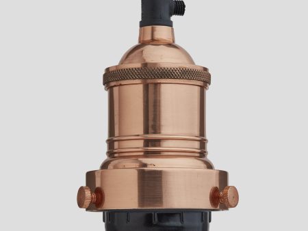 Brooklyn ES E27 Bulb Holder - Copper Discount